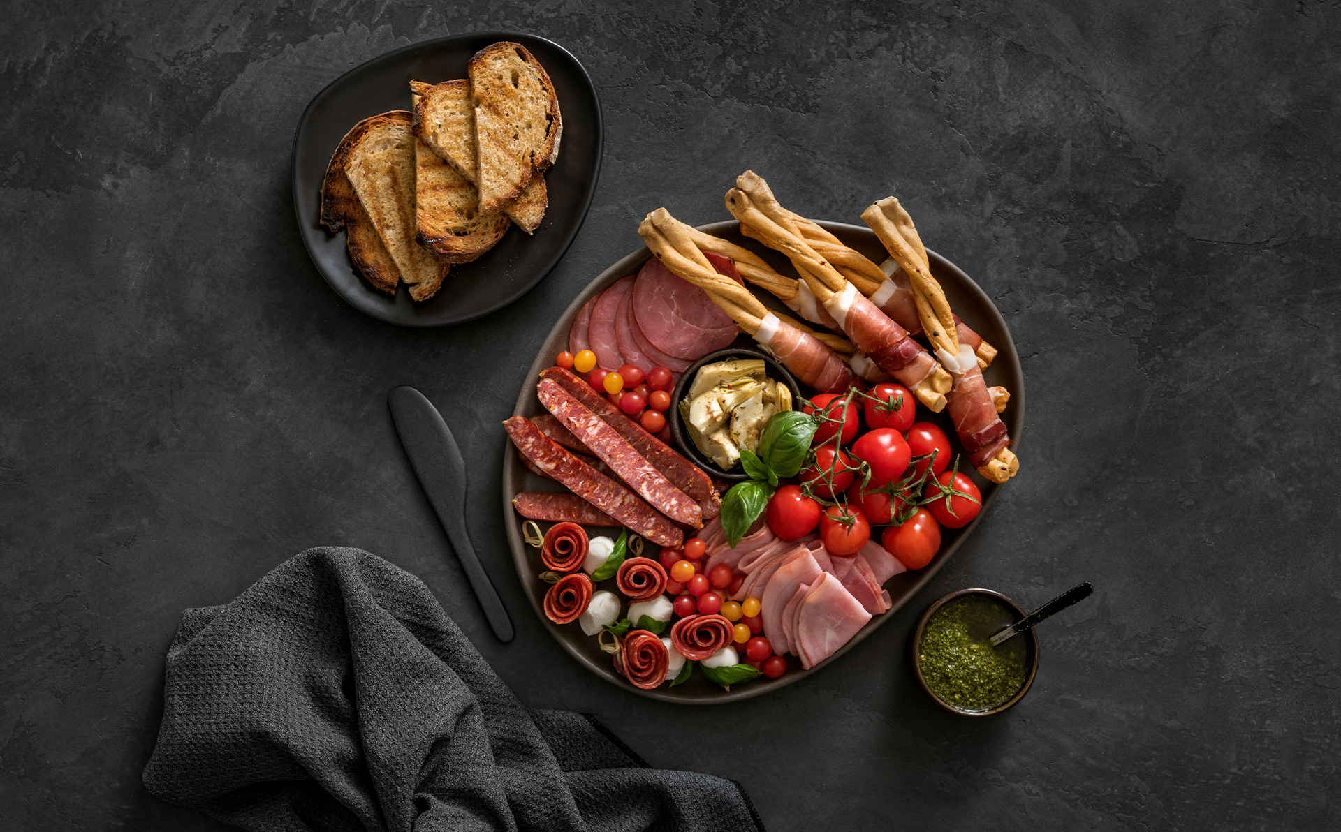Salami Florette, Mozzarella and Basil Skewers - Skara Smallgoods