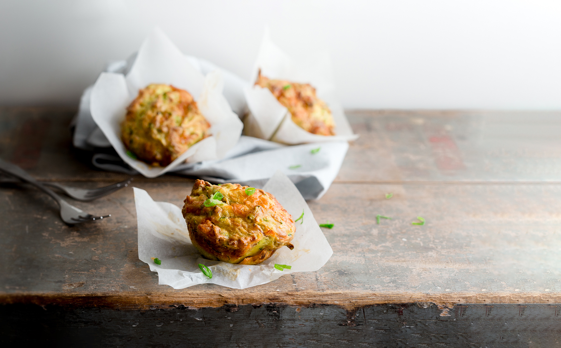 Zucchini and Smokehouse Leg Ham Muffins - Skara Smallgoods